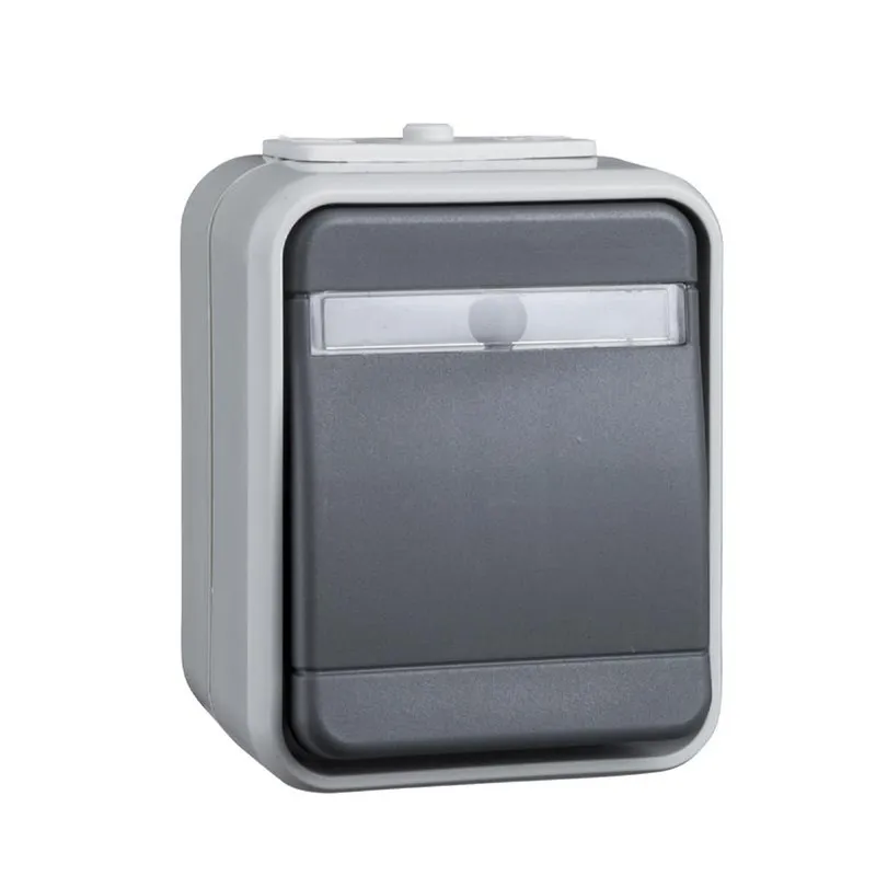 ELSO Universalschalter 441629 10A AquaTop licht/basaltgrau