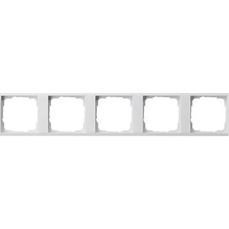 Gira Tragplatte 146527 5fach Gira Event reinweiss matt