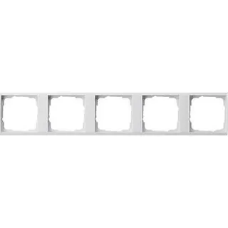Gira Tragplatte 146527 5fach Gira Event reinweiss matt