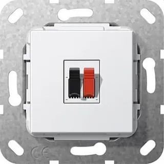 Gira Anschluss 569203 Einsatz 1fach reinweiss