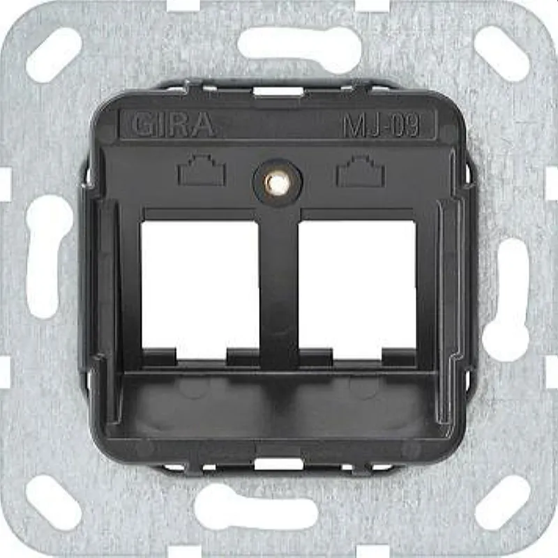 Gira Tragring 560900 Modular Jack 9 2fach