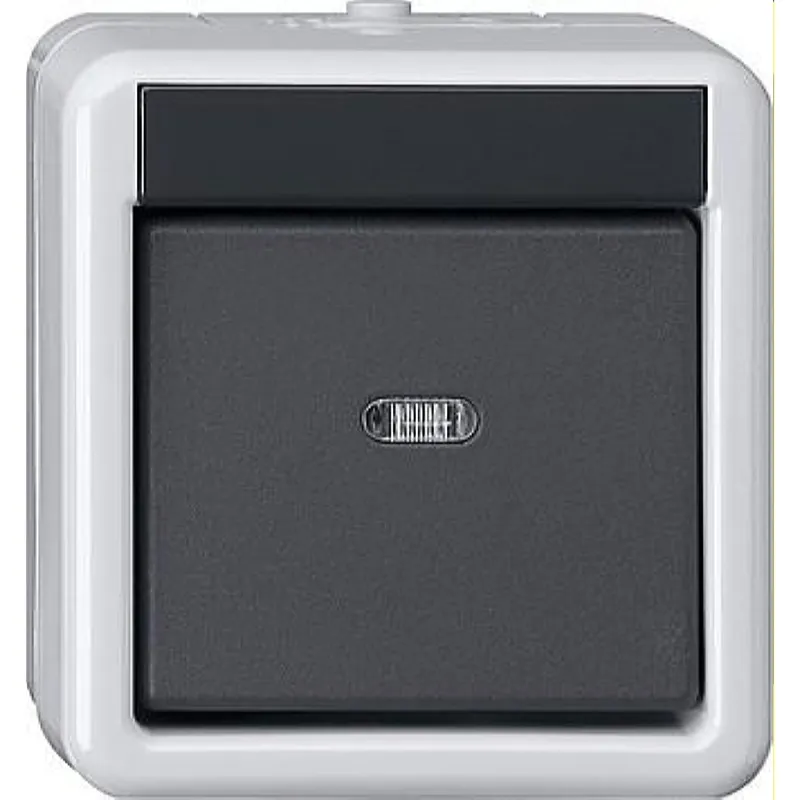 Gira Taster 515130 KNX/EIB 1fach BA WG AP 1 LED gr