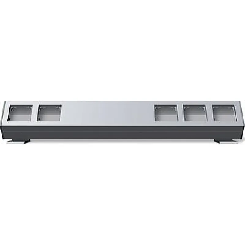 Gira Befestigungswinkel 119526 5fach + Winkel 55 Aluminium