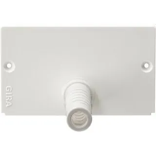 Gira Endkappe 135827 Profil 55 reinweiss