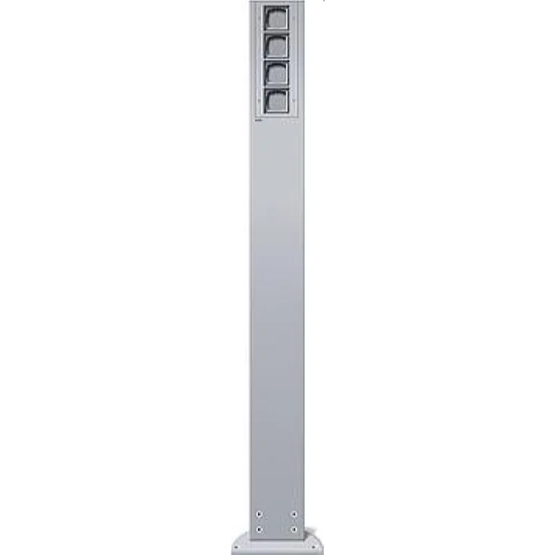 Gira Energiezapfsäule 135426 1400 mm 4 x Leereinheit Farbe Alu
