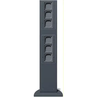 Gira Energiezapfsäule 135128 769 mm 6x Leereinheit anthrazit