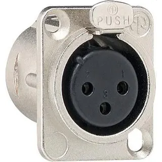 Gira Buchse 003600 XLR-Flanschbuchse 3-pol D-Serie