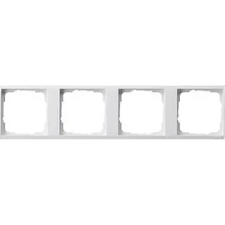 Gira Tragplatte 146427 4fach Gira Event reinweiss matt
