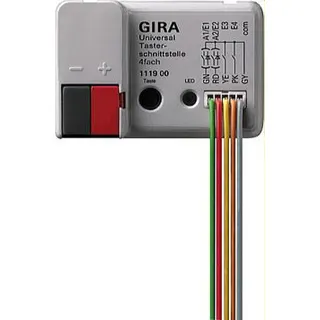 Gira Tasterschnittstelle 111900 KNX/EIB universal 4fach EB