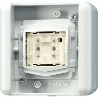 Jung KNX Taster BA ? Mittenstellung ? 1fach, WG 800 8471.02LEDW