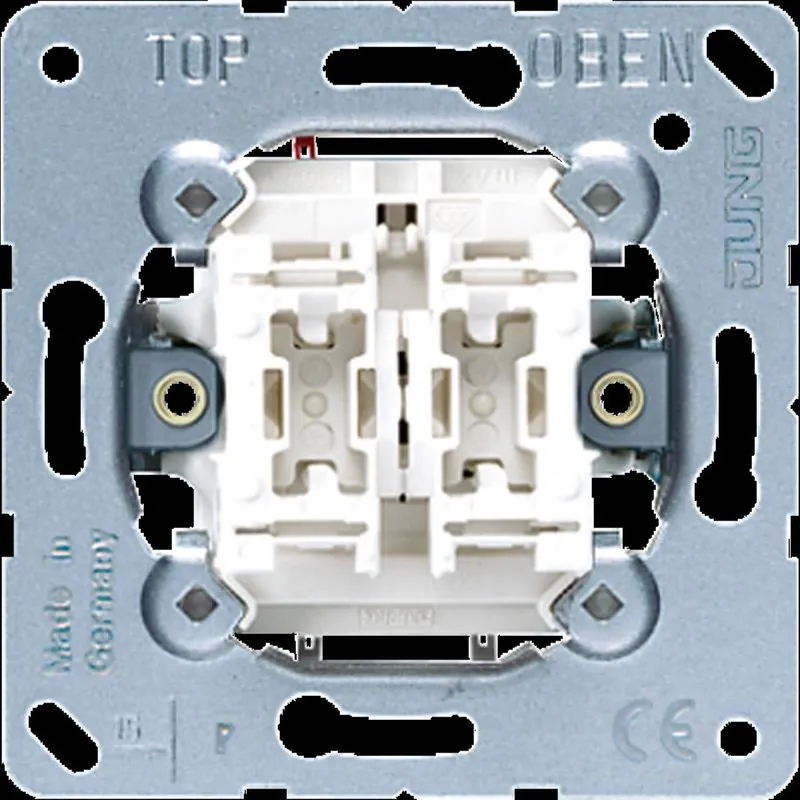 Jung Wippschalter, 10 AX 250 V ~, Serien, ohne Krallen 505EU