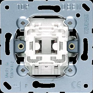 Jung Wippschalter, 10 AX 250 V ~, Universal Aus-Wechsel, ohne Krallen 506EU