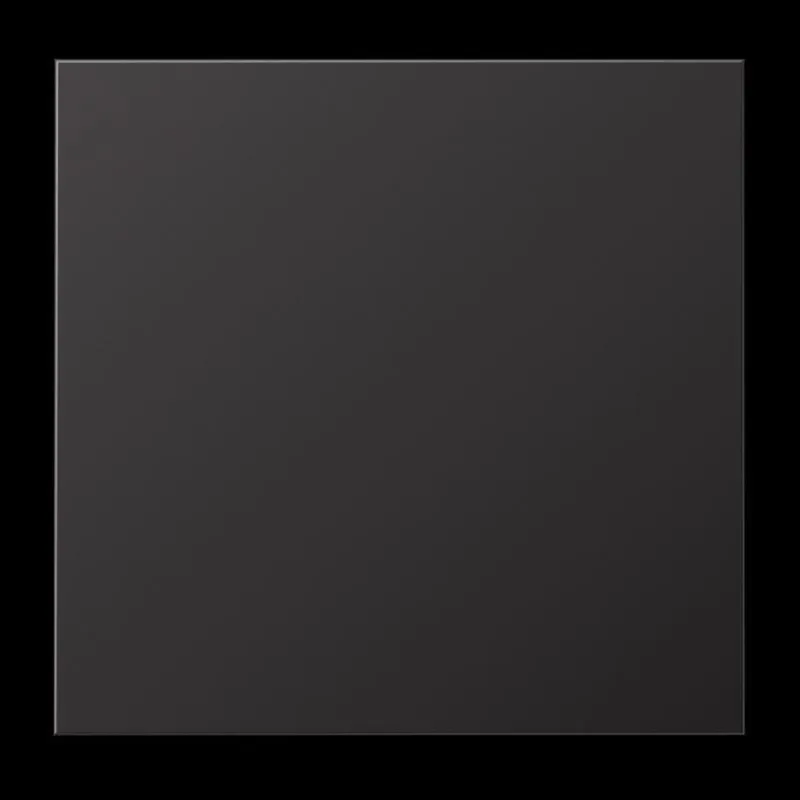 Jung Klappdeckel mit Rückstellfeder, Aluminium lackiert, Serie LS, dark (lackiertes Aluminium) AL2990KLD