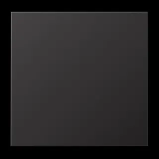 Jung Klappdeckel mit Rückstellfeder, Aluminium lackiert, Serie LS, dark (lackiertes Aluminium) AL2990KLD