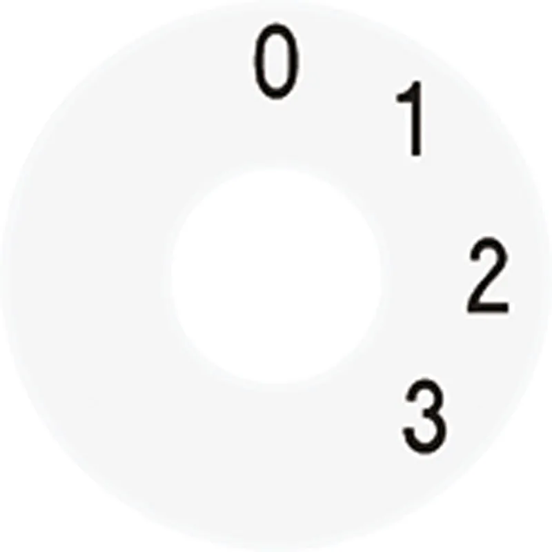 Jung Skalenscheibe, Symbol 3-Stufen-Schalter, alpinweiß SKS1101-4WW