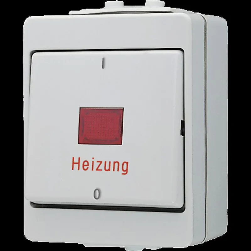 Jung Heizungsschalter, Aus 3-pol., 16 AX 400 V ~, IP 44, WG 600 603HW