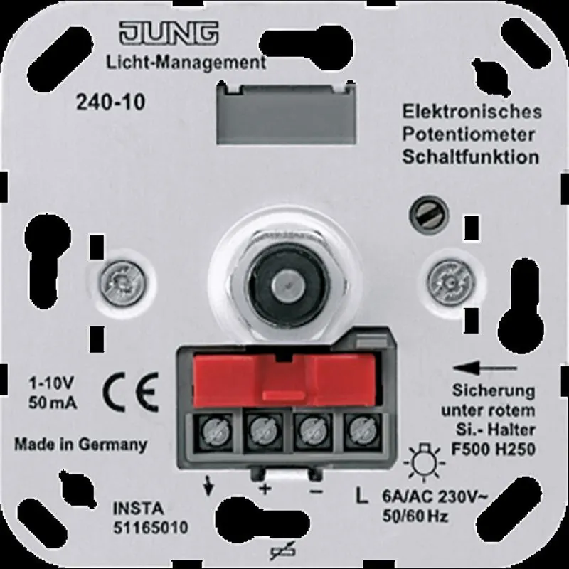 Jung Drehsteuergerät 1-10 V, Schaltfunktion 240-10
