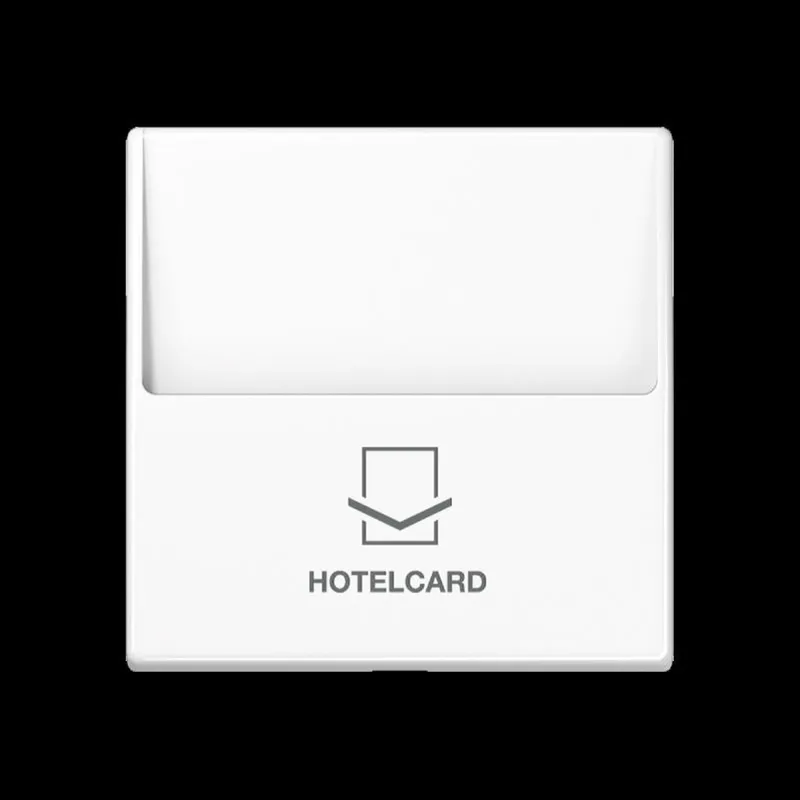 Jung Hotelcard-Schalter (ohne Taster-Einsatz), Hotelcard, Serie AS/A, alpinweiß A590CARDWW