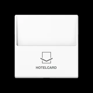 Jung Hotelcard-Schalter (ohne Taster-Einsatz), Hotelcard, Serie AS/A, alpinweiß A590CARDWW