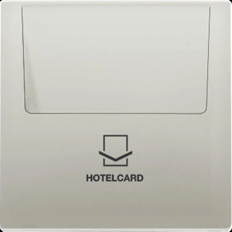 Jung Hotelcard-Schalter (ohne Taster-Einsatz), Hotelcard, Serie LS, Edelstahl ES2990CARD