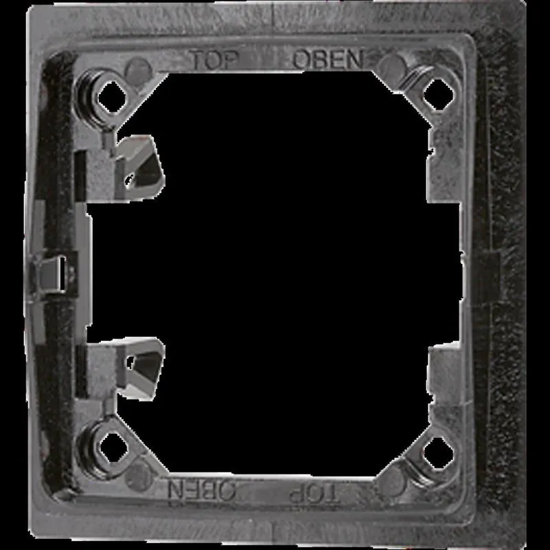 Jung Halteplatte 1fach, Serie A, schwarz AS90HP
