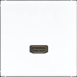 Jung Multimedia-Anschlusssystem HDMI, Serie LS, alpinweiß MALS1112WW