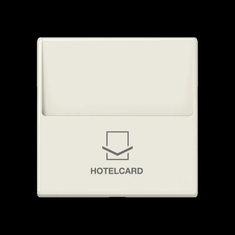 Jung Hotelcard-Schalter (ohne Taster-Einsatz), Hotelcard, Serie AS, weiß A590CARD