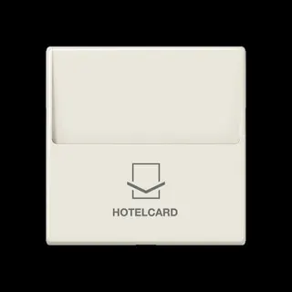 Jung Hotelcard-Schalter (ohne Taster-Einsatz), Hotelcard, Serie AS, weiß A590CARD