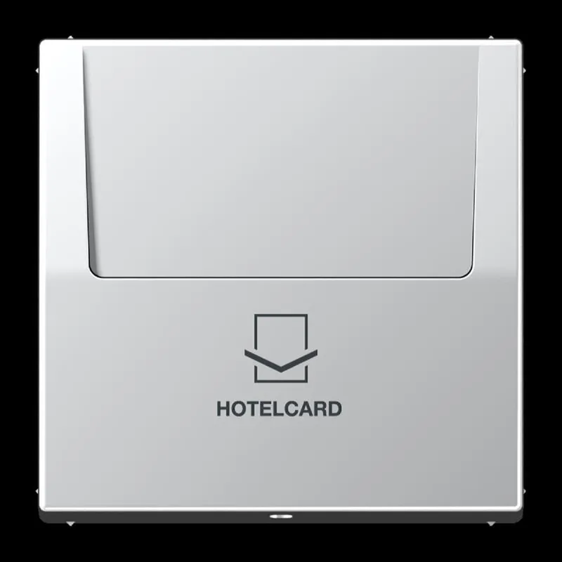 Jung Hotelcard-Schalter (ohne Taster-Einsatz), Hotelcard, Serie LS, Aluminium AL2990CARD