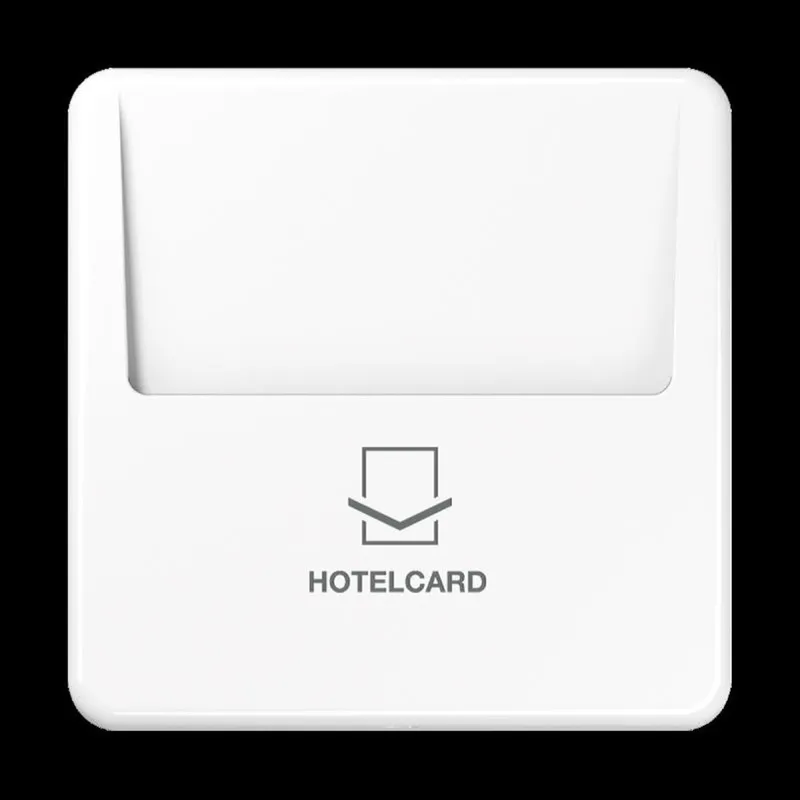 Jung Hotelcard-Schalter (ohne Taster-Einsatz), Serie CD, alpinweiß CD590CARDWW
