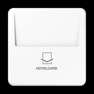 Jung Hotelcard-Schalter (ohne Taster-Einsatz), Serie CD, alpinweiß CD590CARDWW