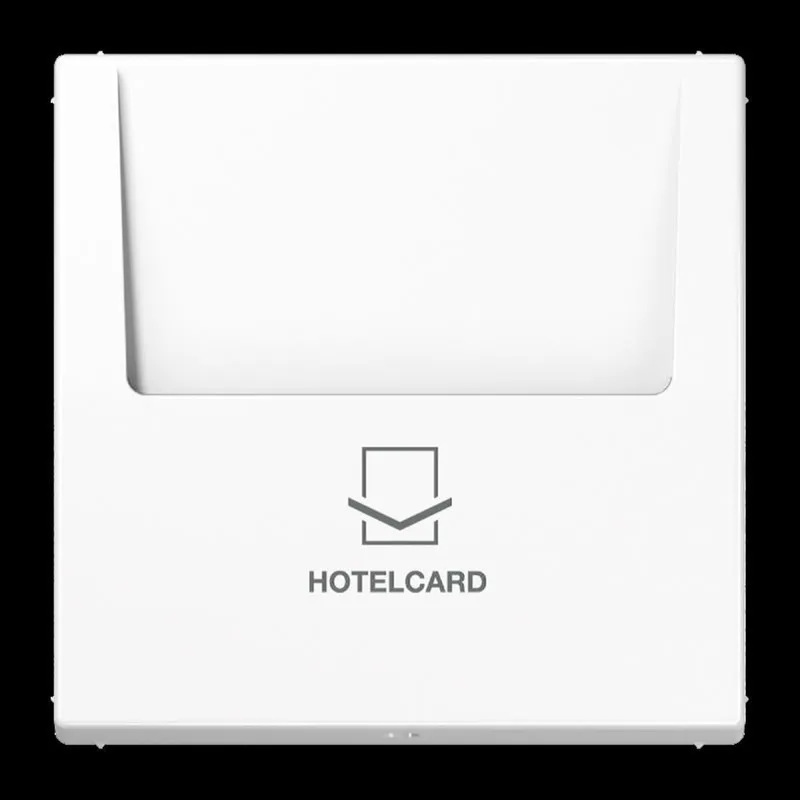 Jung Hotelcard-Schalter (ohne Taster-Einsatz), Hotelcard, Serie LS, alpinweiß LS590CARDWW