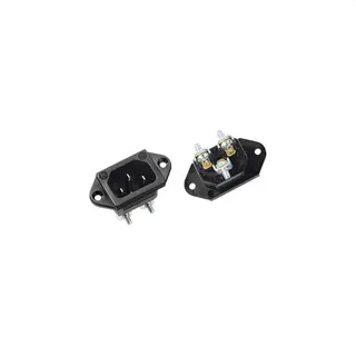 Bachmann Kaltgerätestecker 917.170 70 Grad schwarz
