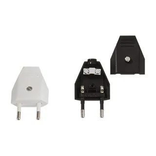 Bachmann Flachstecker Schraubanschluss schwarz
