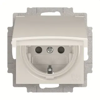 Busch-Jaeger Steckdoseneinsatz SCHUKO 20 EUCKBD-914, alpinweiß