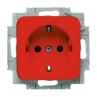 Busch-Jaeger Steckdoseneinsatz 20 EUCKS-217-101, rot