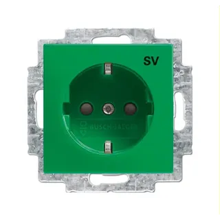 Busch-Jaeger Steckdose SCHUKO 20 EUCB-13-914-10 eBs SV, grün