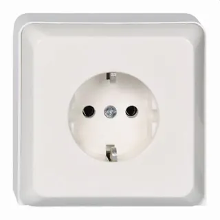 ELSO Steckdose 515114 1fach 16A RENOVIERUNG reinweiß