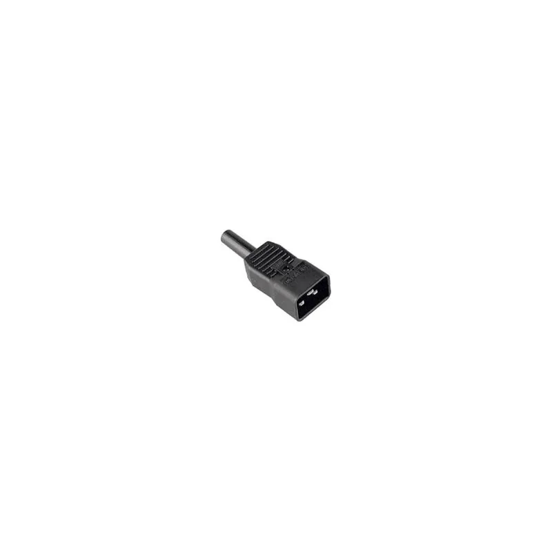 Bachmann Kaltgerätestecker 915.175 70 Grad 16A 250V schwarz