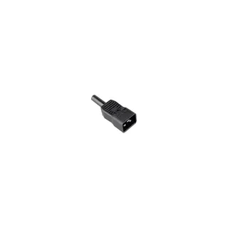 Bachmann Kaltgerätestecker 915.175 70 Grad 16A 250V schwarz