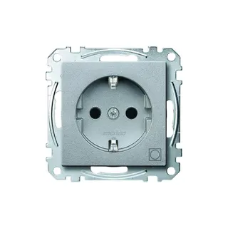 Merten Steckdose SCHUKO MEG2351-0460 Trockner aluminium
