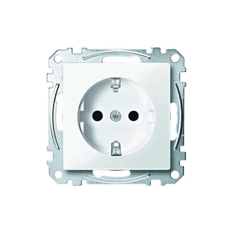 Merten Steckdose SCHUKO MEG2300-0319 polarweiss glänzend