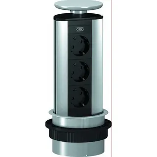 OBO Deskbox DBV-A3E D3S versenkbar Aluminium