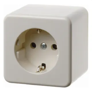 Berker Steckdose SCHUKO 40009950 weiss glänzend 40009950