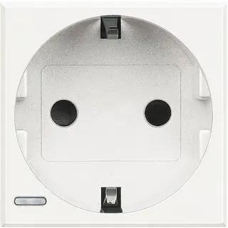 Bticino SCHUKO-Steckdose HD4141W weiss SL