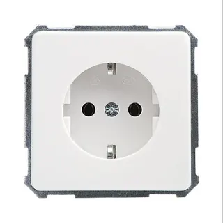 ELSO Steckdose 225054 16A ohne Kralle reinweiß
