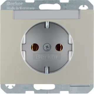 Berker Steckdose SCHUKO 47397004 edelstahl lackiert 47397004