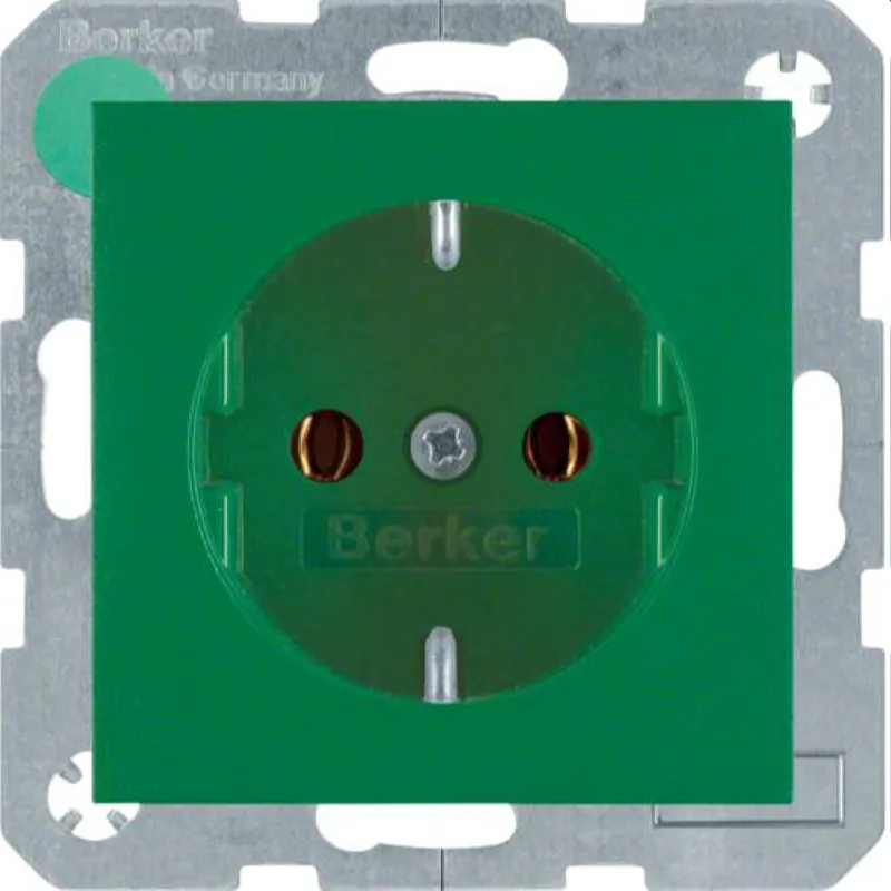 Berker Steckdose SCHUKO 41431913 grün matt 41431913