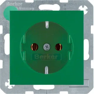 Berker Steckdose SCHUKO 41431913 grün matt 41431913