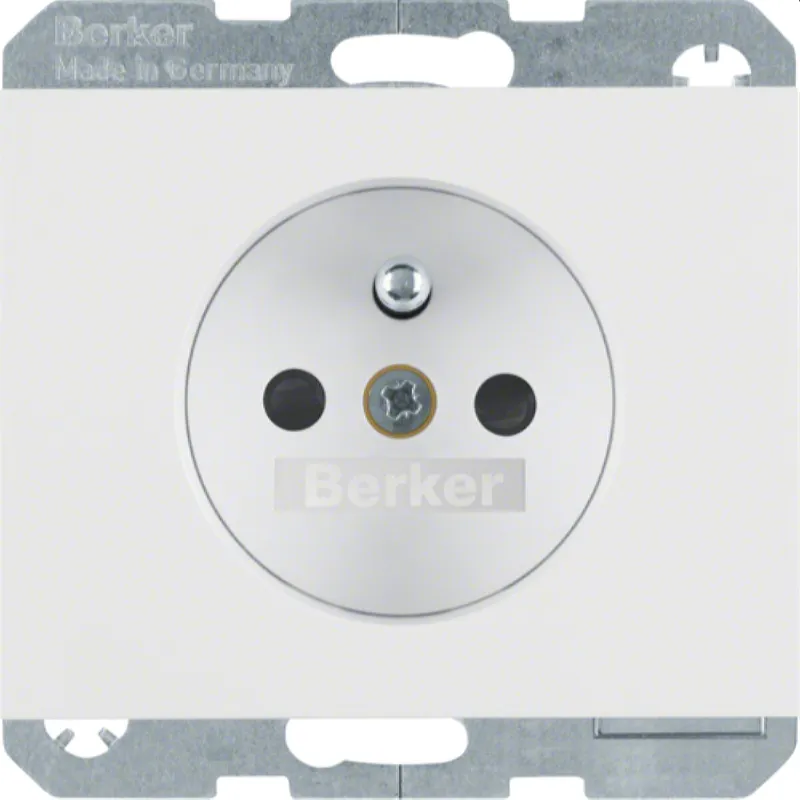Berker Steckdose 6765757009 polarweiss glänzend 6765757009